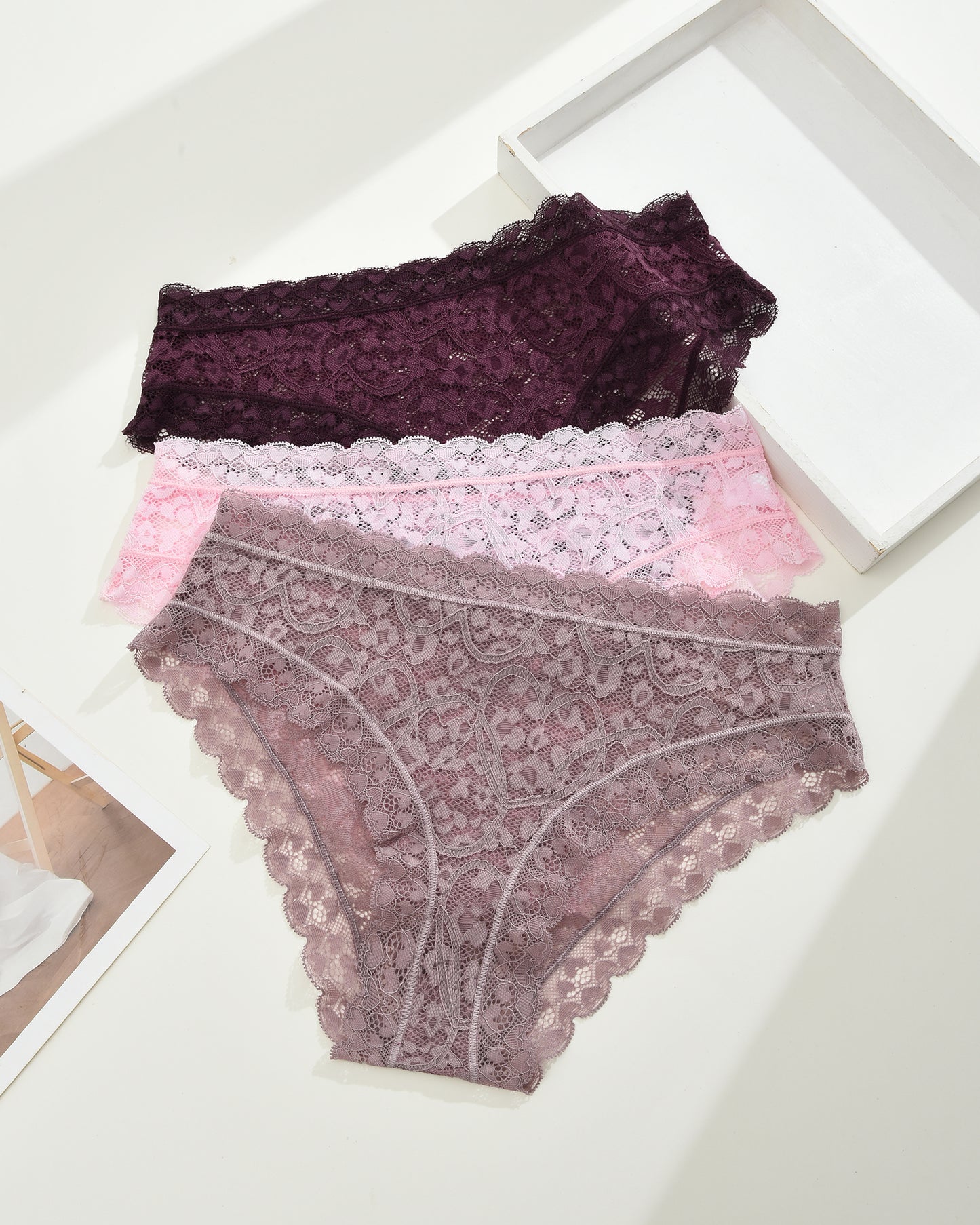 Lace Underwear For Women Soft Cheeky Panties