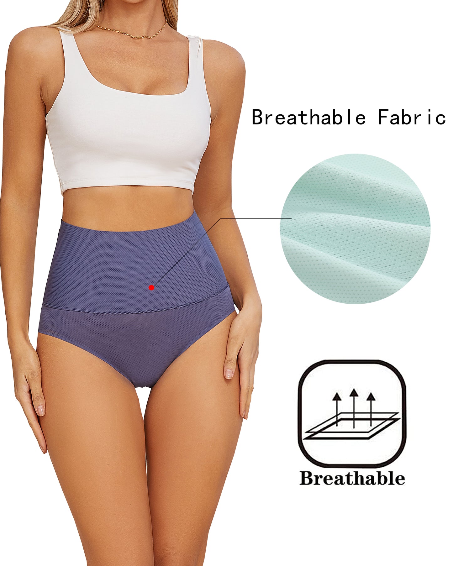 5 Pack Tummy Control Shapewear Underwear