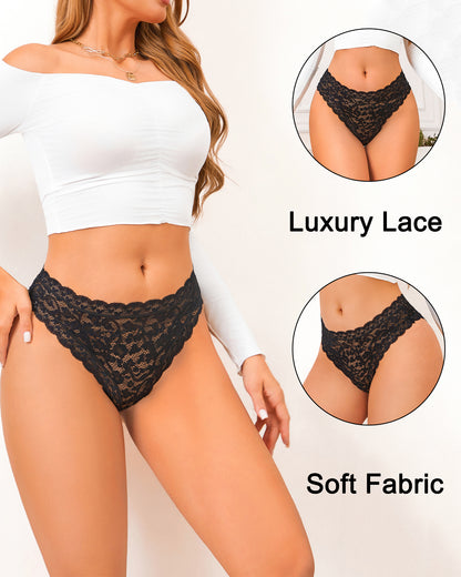 Lace Underwear For Women Soft Cheeky Panties