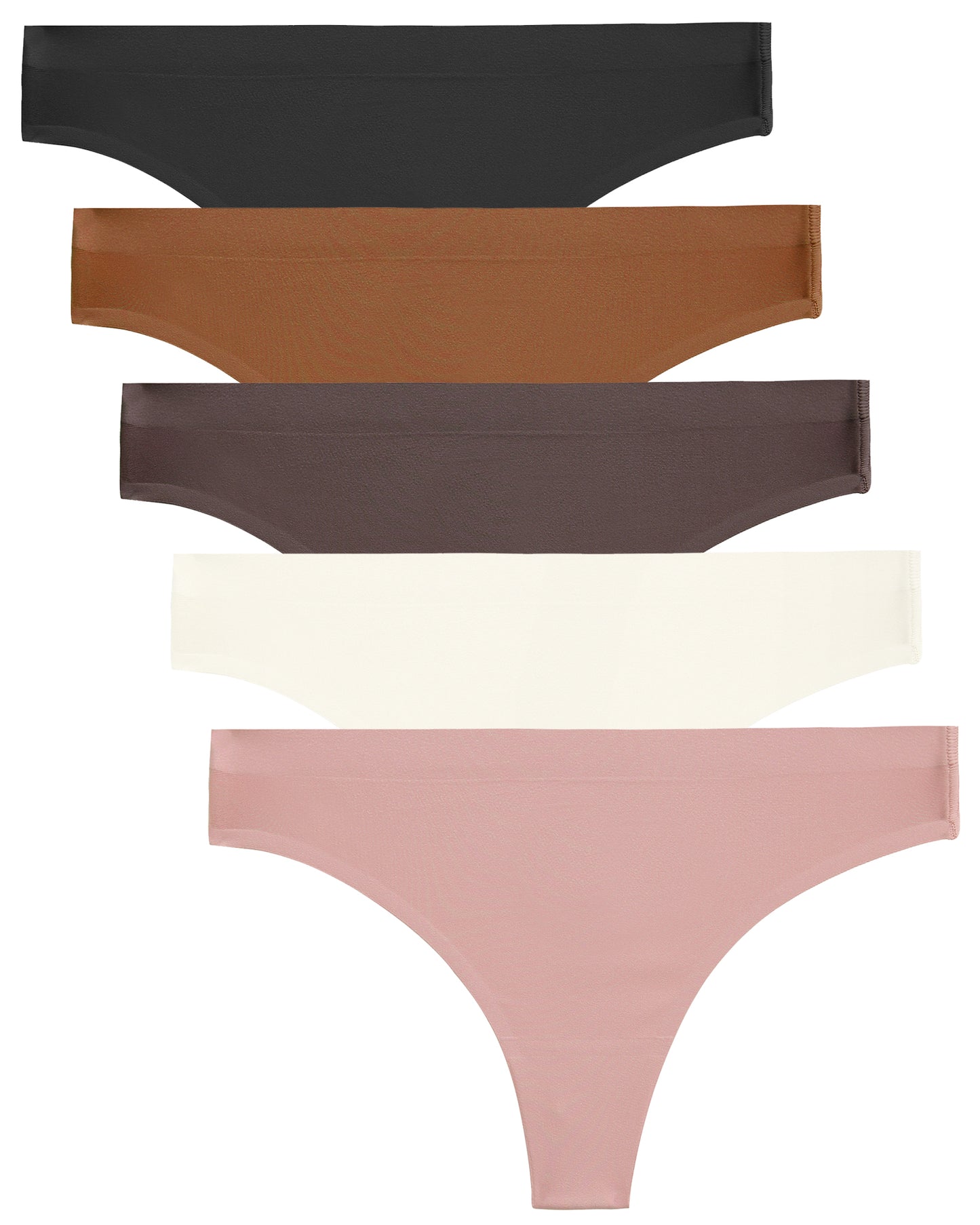 5pcs Seamless Thongs
