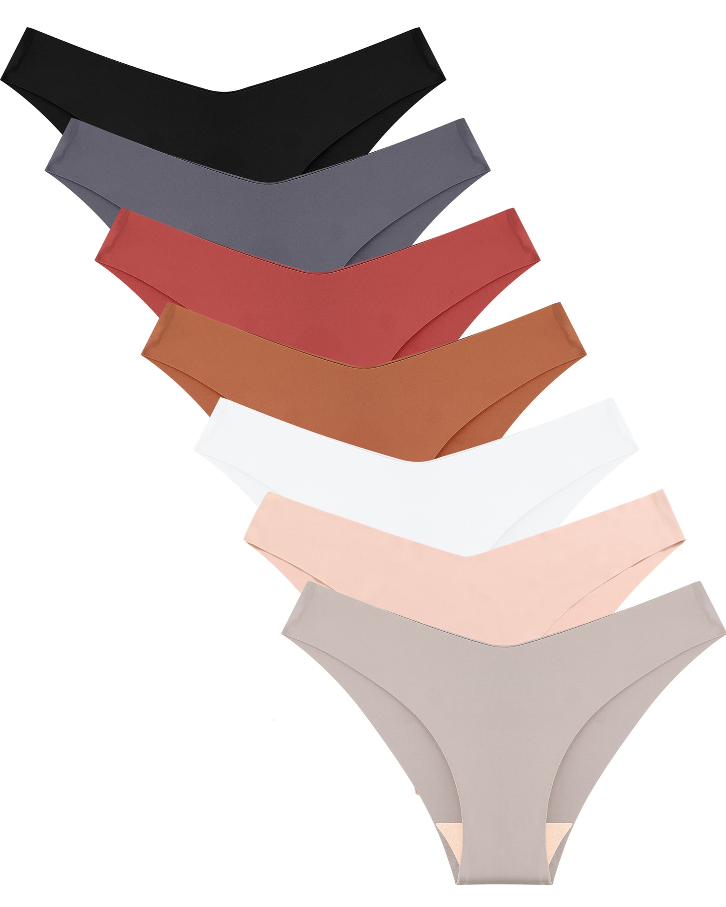 Seamless Underwear for women No Show 7 Pack
