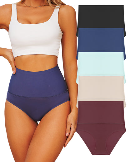 5 Pack Tummy Control Shapewear Underwear