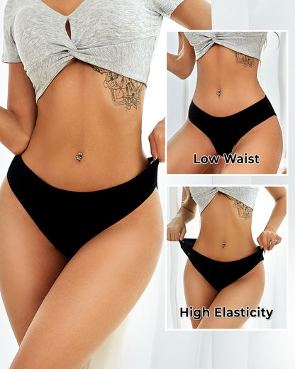 Finetoo 5 Pack Cotton Underwear for Women