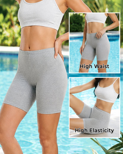 Finetoo Cotton Boy Shorts Panties 3 Pack