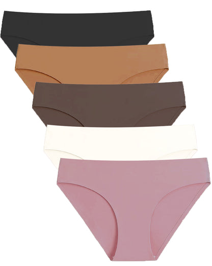 5pack Seamless Bikini Underwear