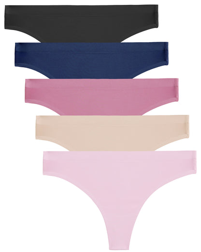 5pcs Seamless Thongs