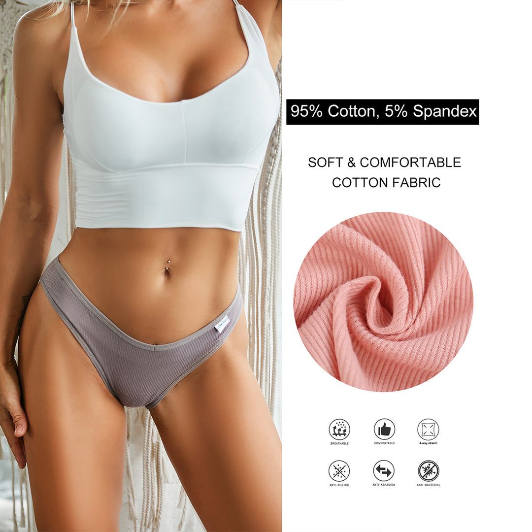 Women Cotton Underwear 6Pcs