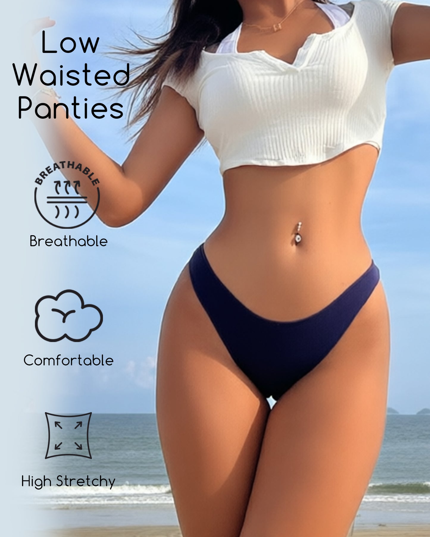 Cotton Underwear for Women Cheeky Panties