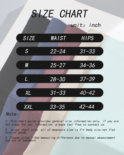 5 Pack Tummy Control Shapewear Underwear