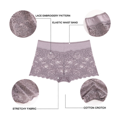 6pack Lace Underwear Boxer