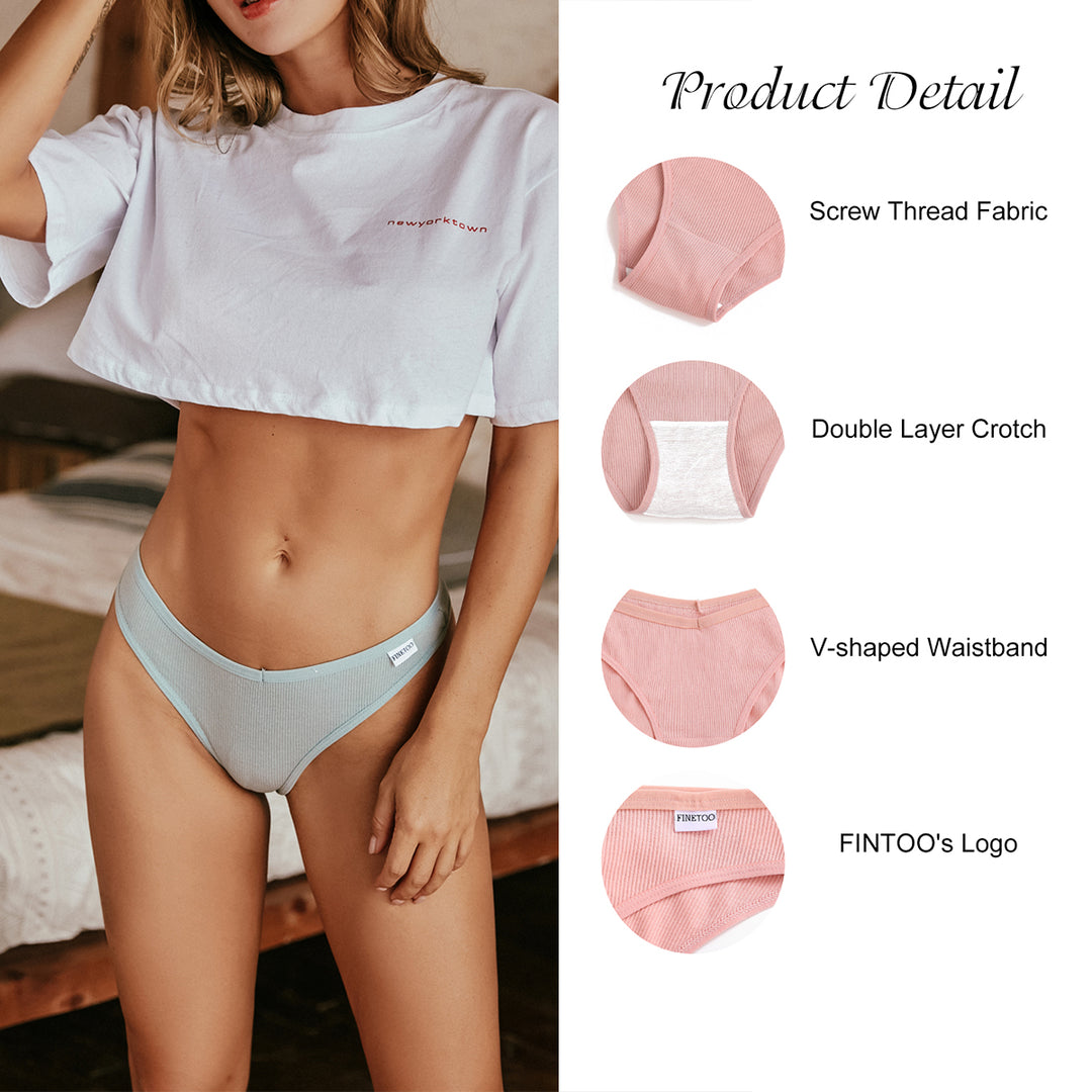 Women Cotton Underwear 6Pcs