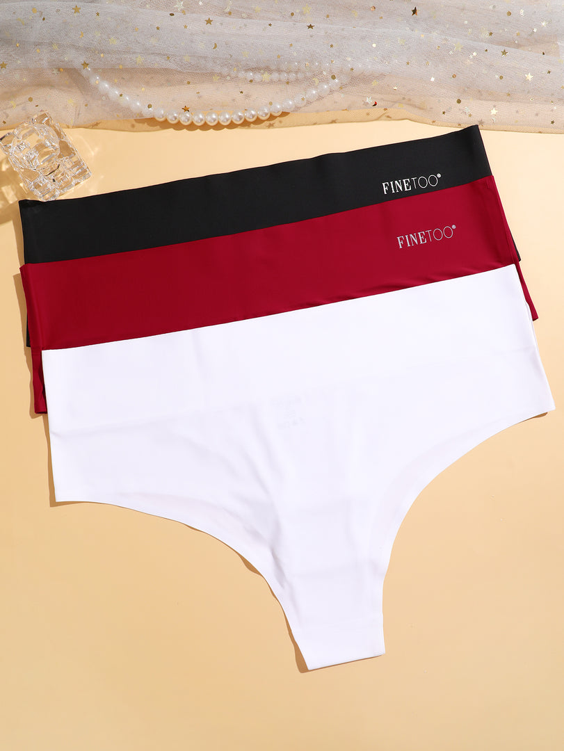 Finetoo Pure Cotton High-Waisted Underwear