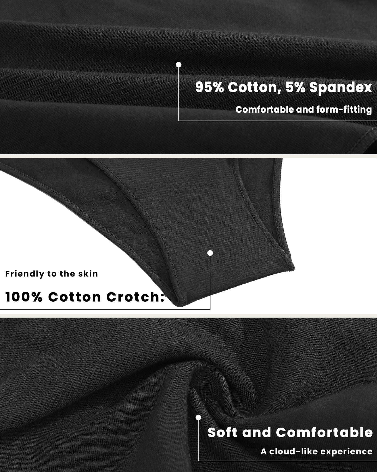 Cotton Underwear for Women Cheeky Panties