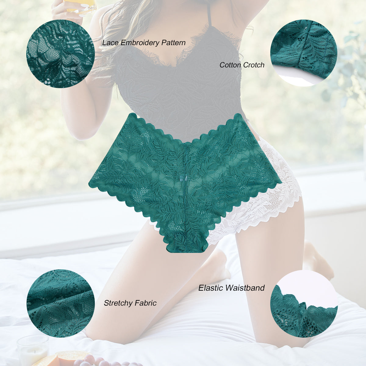 6pack Lace Underwear