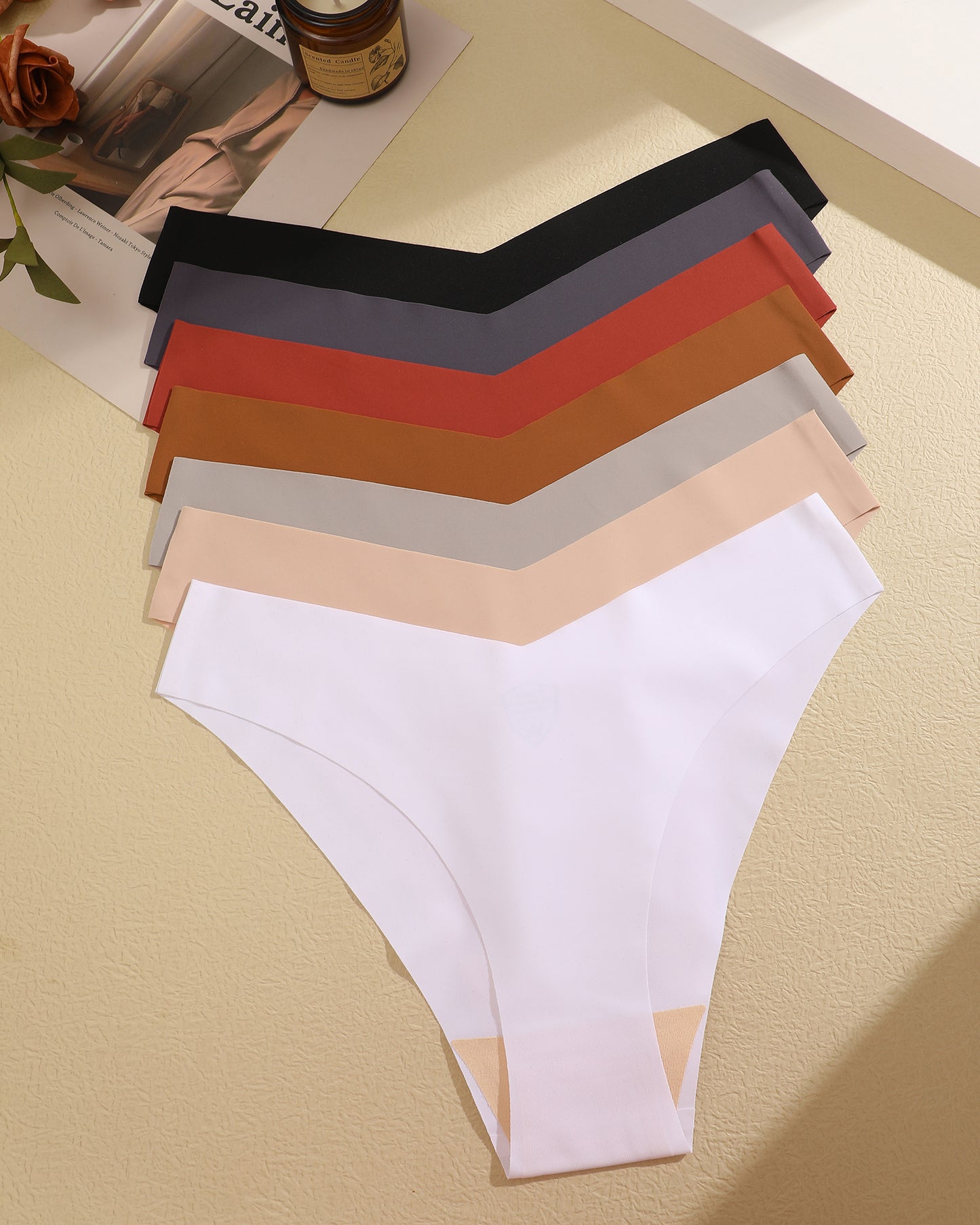 Seamless Underwear for women No Show 7 Pack