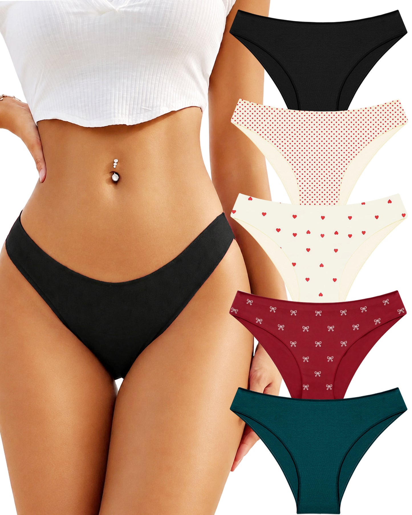 Cotton Underwear for Women Cheeky Panties