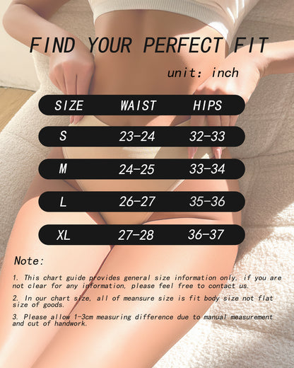 6pcs seamless thongs