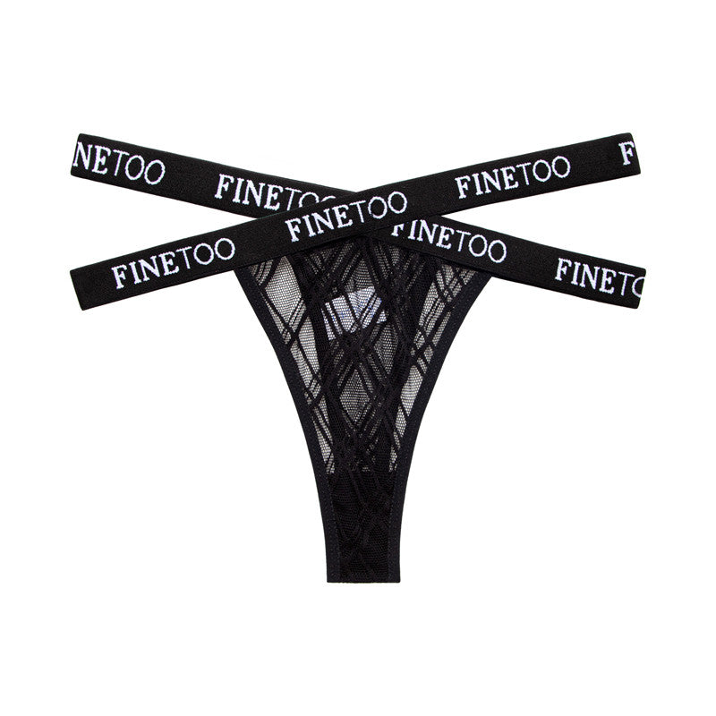 FINETOO Seamless Underwear for Women High Cut String Palestine