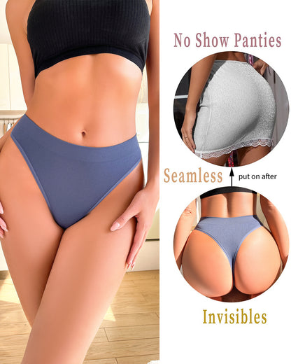 6pcs seamless thongs