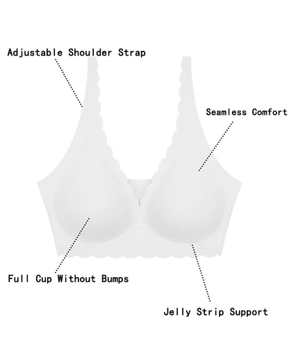 1Pcs SeamlessJelly Bras