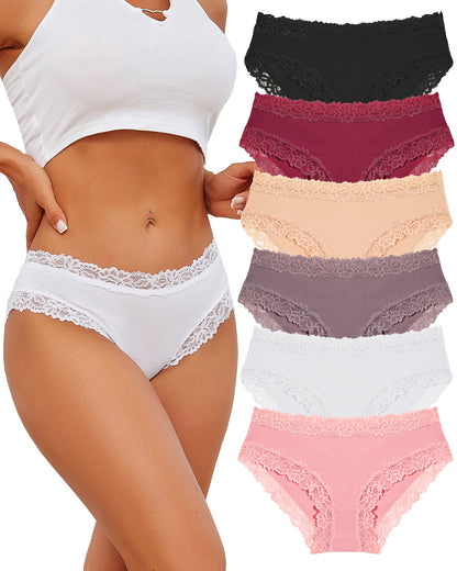 6 Pcs Cotton Underwear