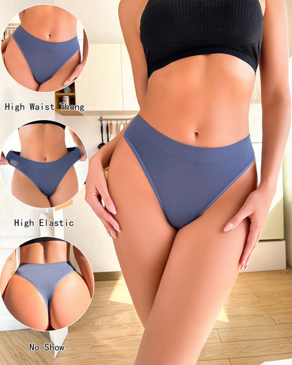 6pcs seamless thongs
