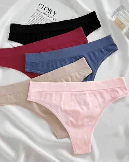 6pcs seamless thongs