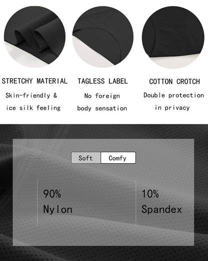 Finetoo 5 Pack Tummy Control Shapewear Underwear for Women