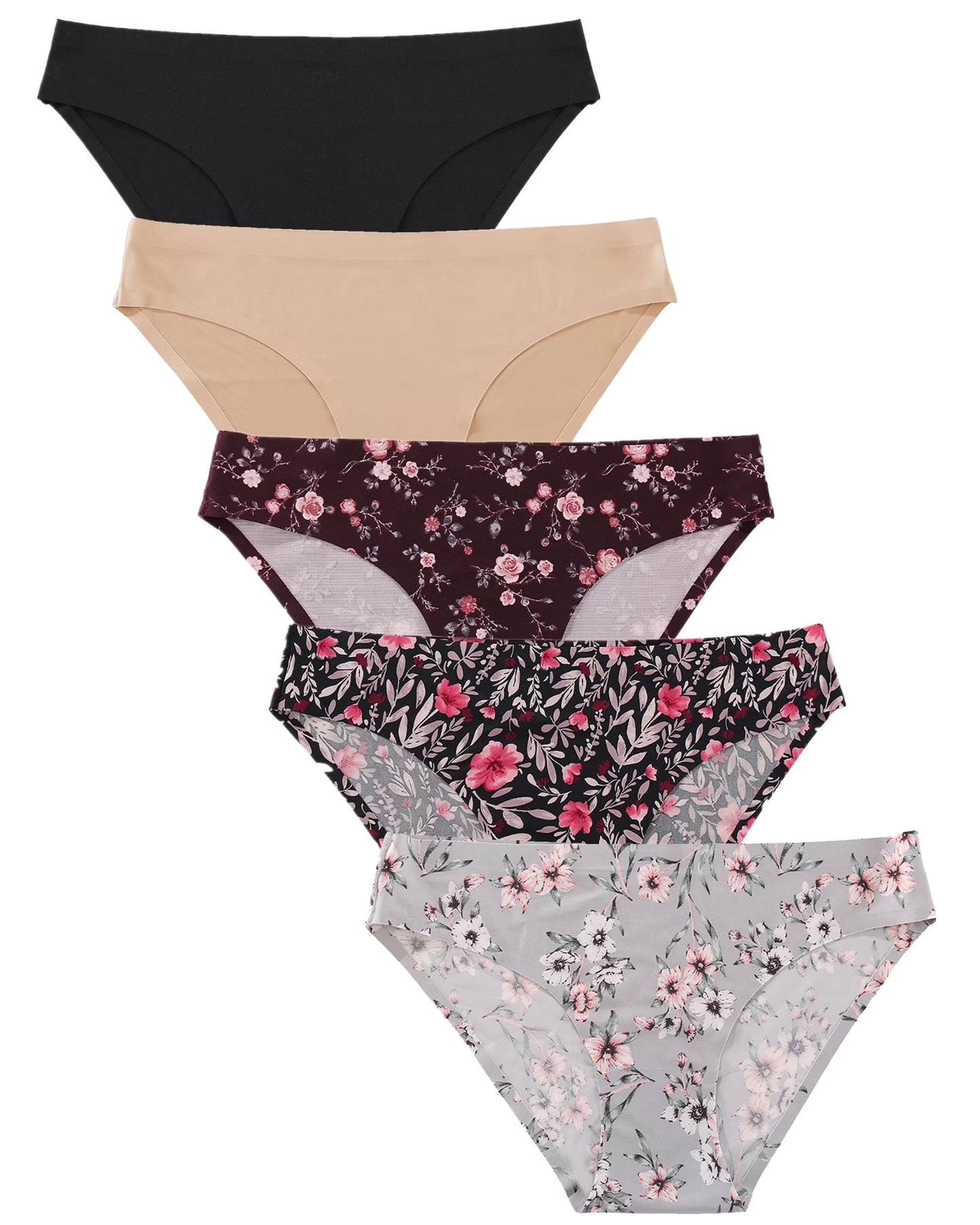 5pack Seamless Bikini Underwear