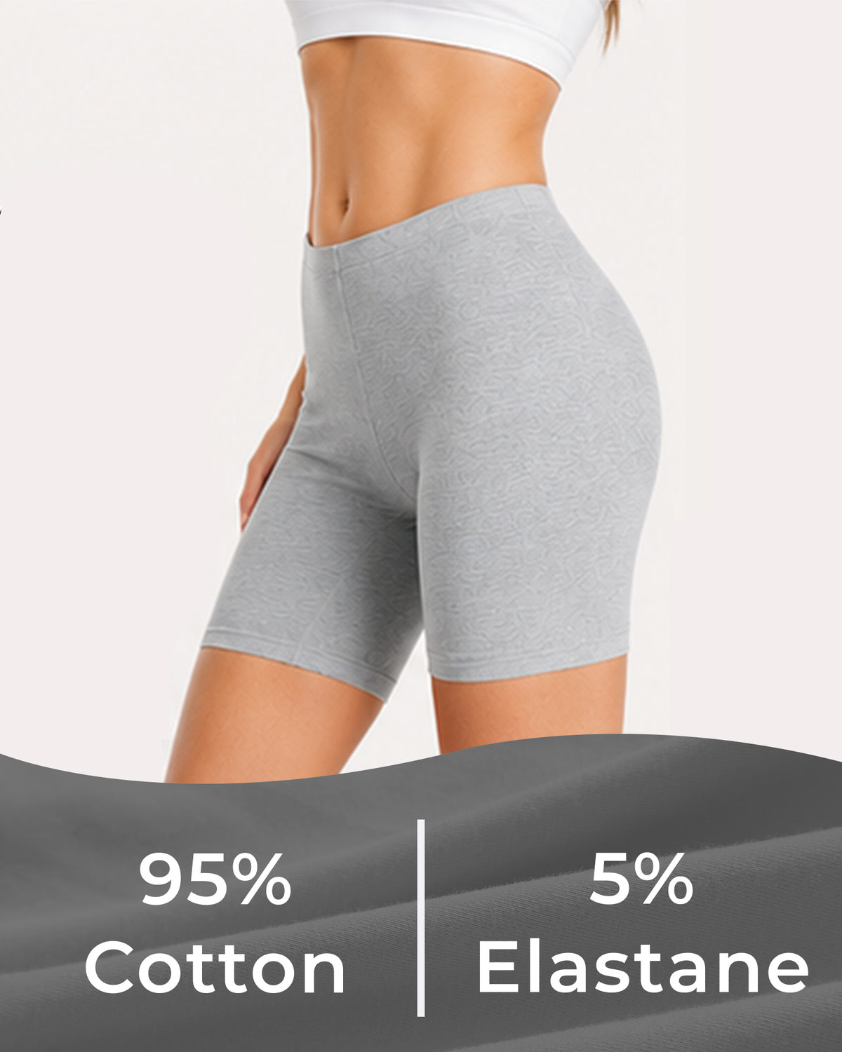 Finetoo Cotton Boy Shorts Panties 3 Pack