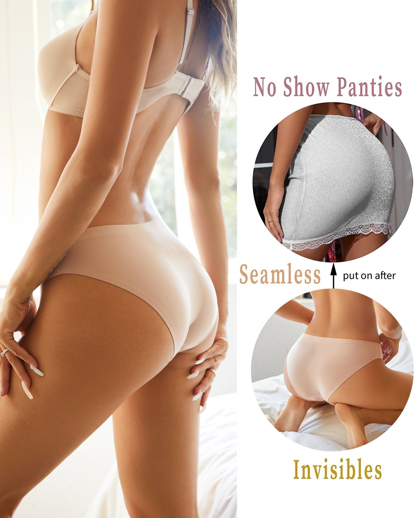 7pack Seamless Bikini Underwear