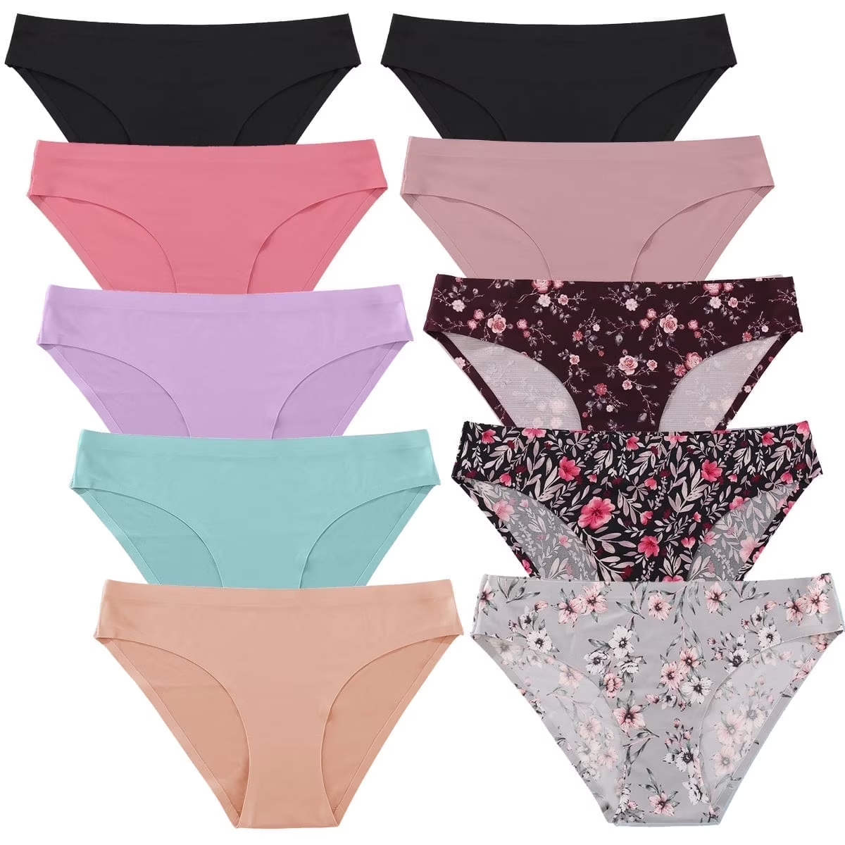 10pack Seamless Bikini Underwear
