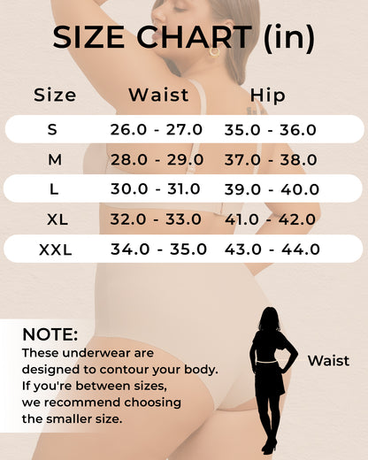 Finetoo 5 Pack High Waisted Seamless Underwear for Women Panties